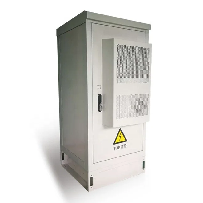 Lovsun 19 Inch Rack Outdoor Telecom UPS Battery Energy Storage Cabinet with air Conditioner Kit
