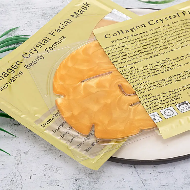 OEM ODM Collagen Anti Aging Moisture Nourishing Whitening Mask Sheet Korea 24K Golden Collagen Facial Mask