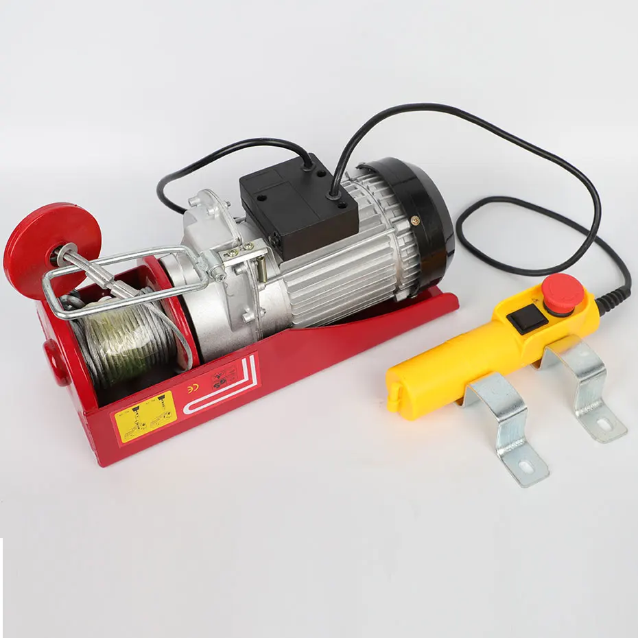 SHAWSON hot mini-type wireless remote control electric wire rope crane lifting equipment