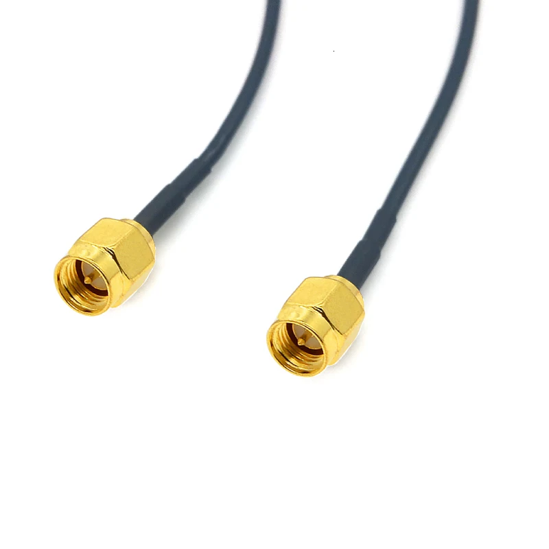 Custom SMA Male to SMA Male RG174 Cable RF Jumper Pigtail Coaxial cable
