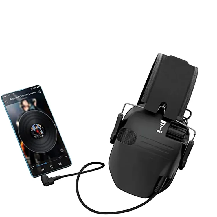 Compression Noise Cancelling Protection Headset Tactical Hearing Safety Ear Muffs Electronic Shooting Earmuffs