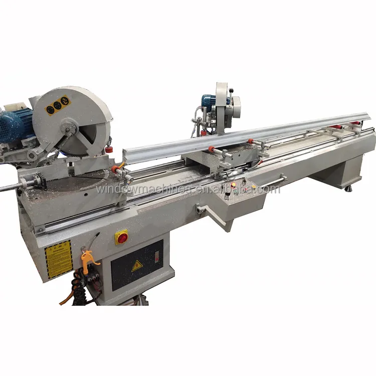 Double Head Cutting Saw For Upvc Window Door Making Pvc Window Door Making Machine