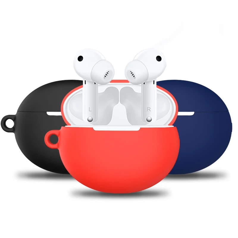 Stylish Design Simple Silicone Protective Case Earphone Cover For Huawei FreeBuds 4i Earphone Charger Case