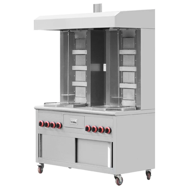 Stainless Steel Commercial Gas Kebab Machine Sharma Equipment