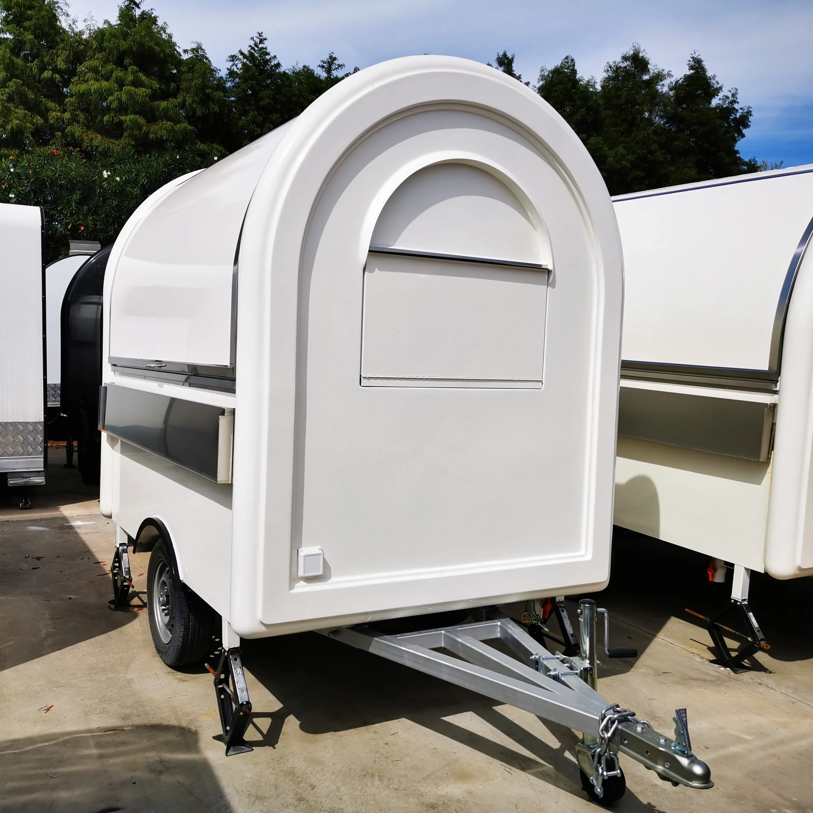 New Design Street Fast Food Trucks Food Trailer Breakfast Snack Ice Cream Shop Kitchen mobile bar food kiosk