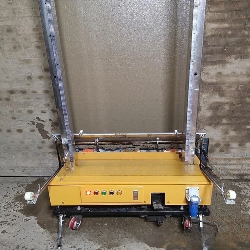 Chinese cement renderer price plaster robot automatic plastering mortar spraying machine