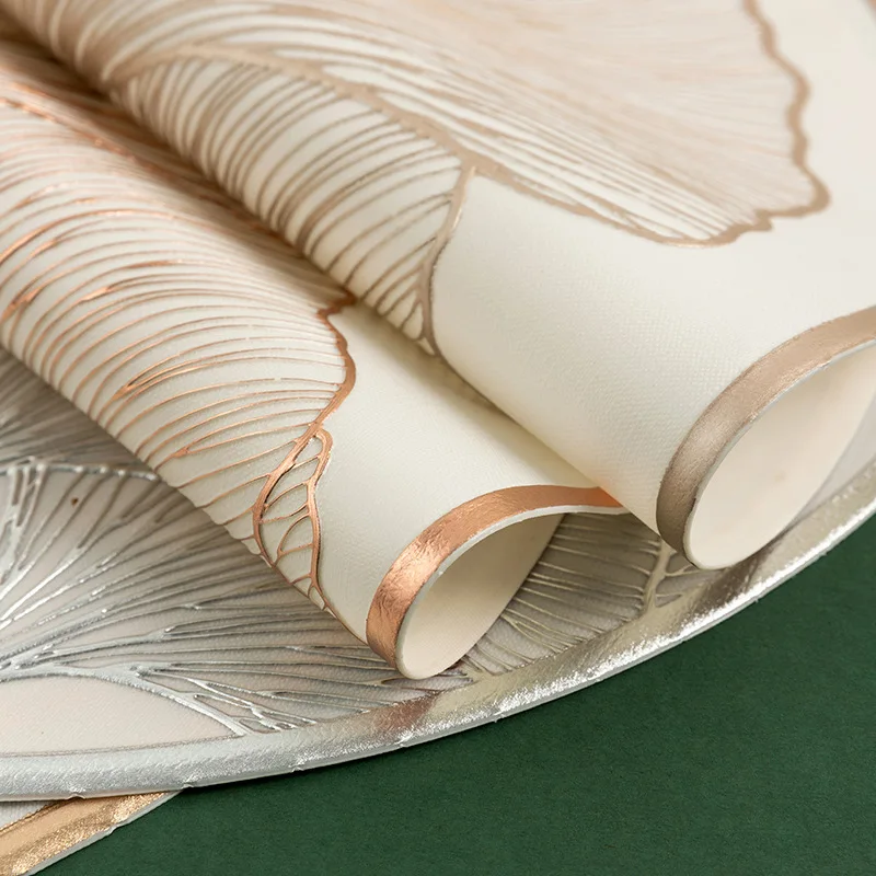 Tabletex Three-dimensional Ginkgo Leaf Placemats Waterproof Oilproof Anti-slip PVC Placemat Kitchen Restaurant Decoration Mats