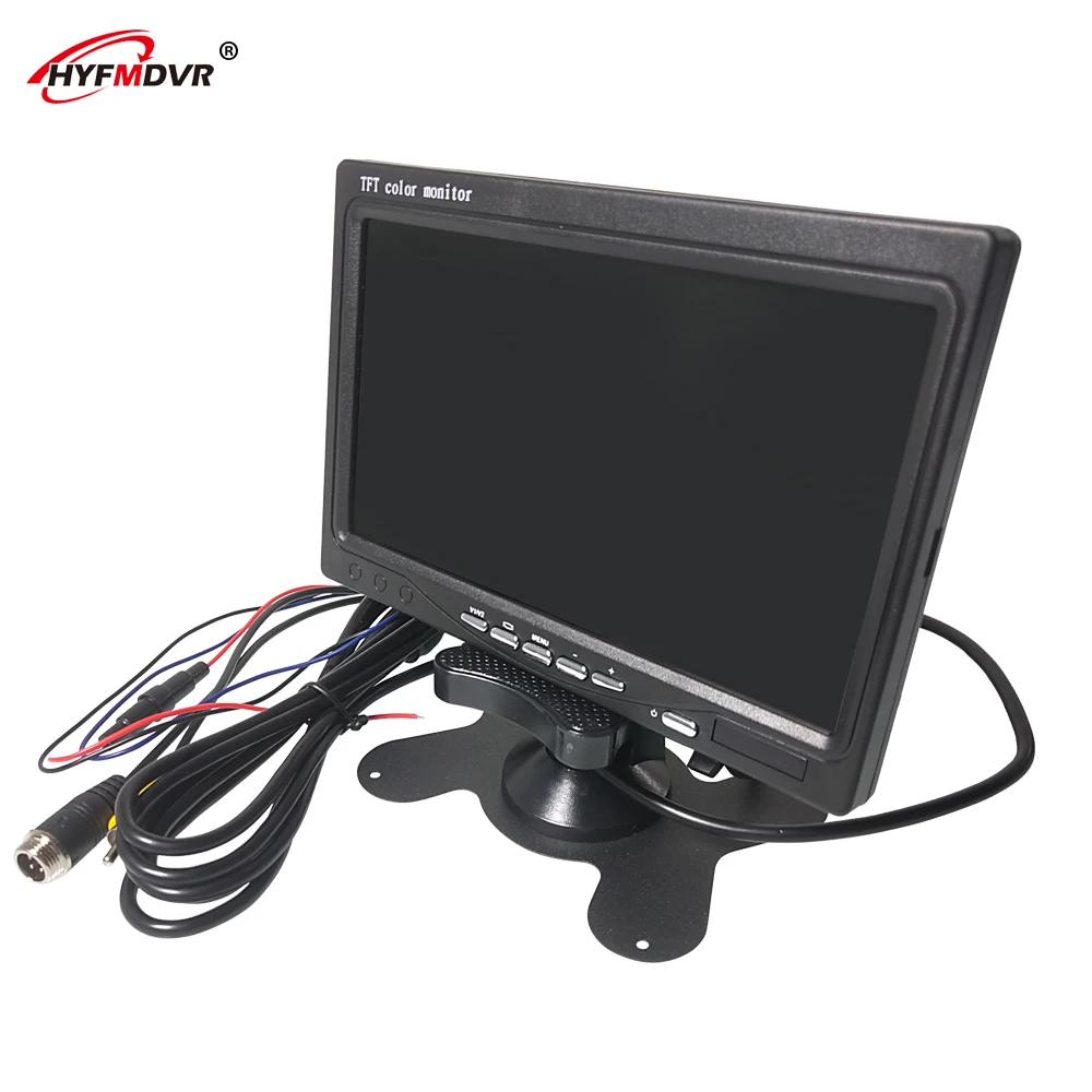 HYF MDVR 7-inch desktop display LCD monitor for left and right side view / reversing image system monitor