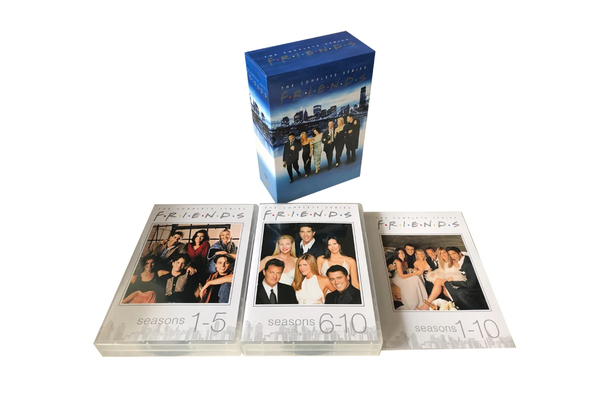 Friends Season 1-10 The Complete Series  32 DVD Discs Factory Wholesale DVD Movies TV Series Cartoon Region 1/Region 2 DVD