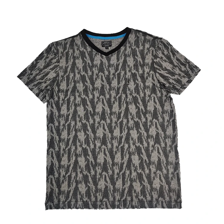 SS22 Chinese Street Wear T shirt Knitted High Grade Quality Design Mercerized Cotton Custom O Neck T-shirt Men