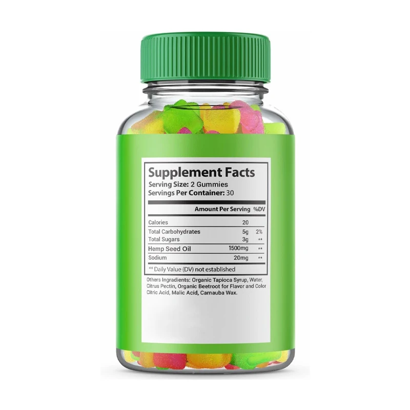 ODM/OEM He-mp Gummies For relax and Sleep 60 gummies he-mp extract he-mp seed oil gummy