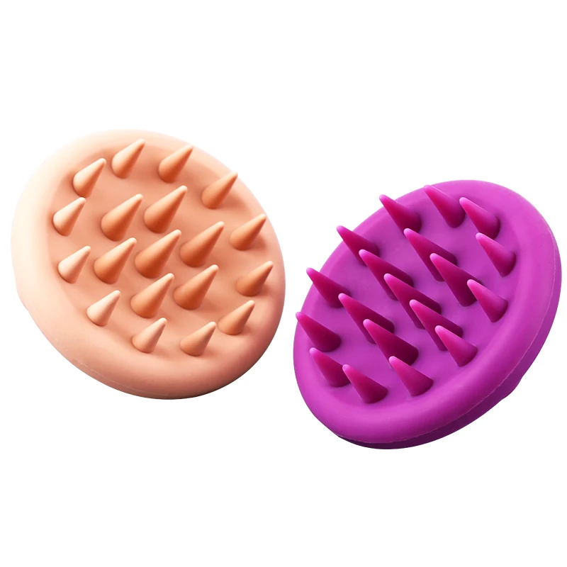 
Wholesale factory price magic hair comb purple silicone hair comb hair growth comb 