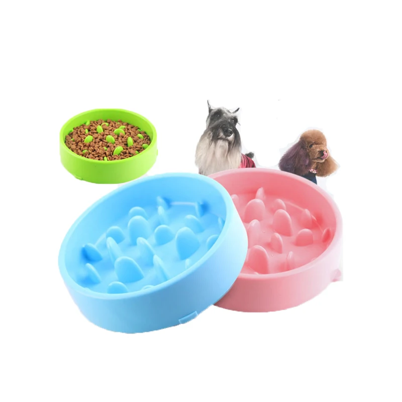 Factory hot selling pet food slow eating dog bowl slow feeder dog bowl