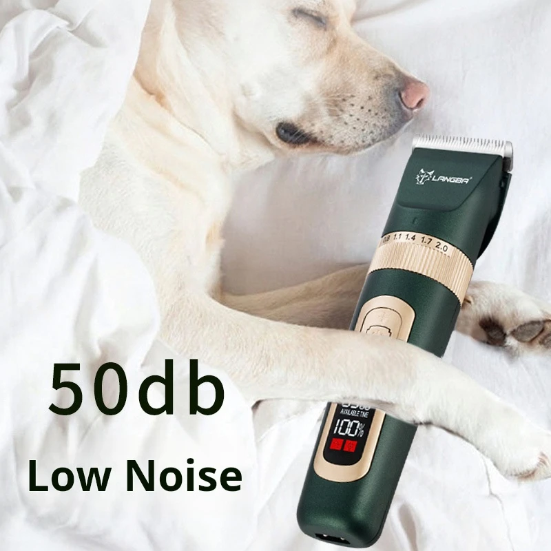 Source manufacturer cross-border rechargeable animal hairdresser dog electric push shear electric push pet shaver