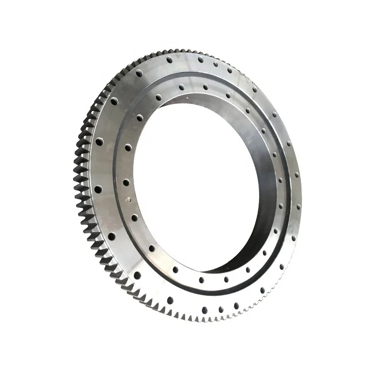 010.25.710 Single row four point contact ball slewing bearing with non gear