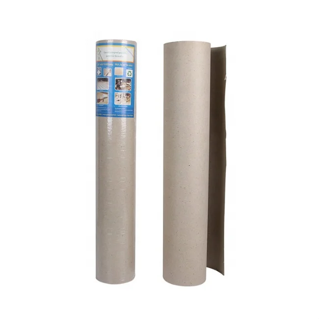 Heavy duty construction floor protection materials, construction project floor protection paper