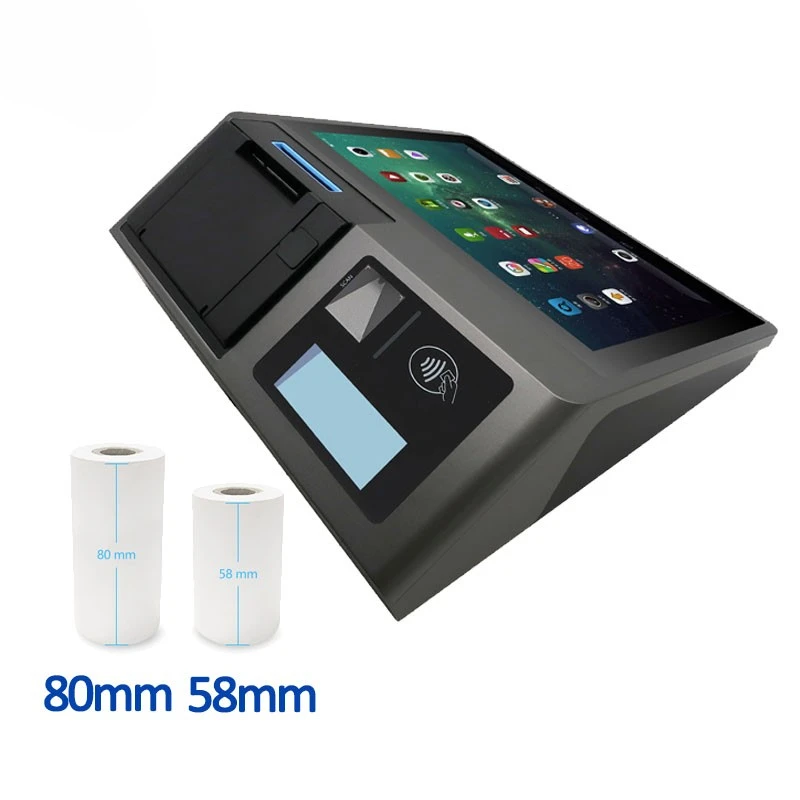 Android 11.0 Z100 Odm Screen Pos Equipment 10.1 Inch Android Tablet Pos Biometric Device Machine For Shop And Restaurant