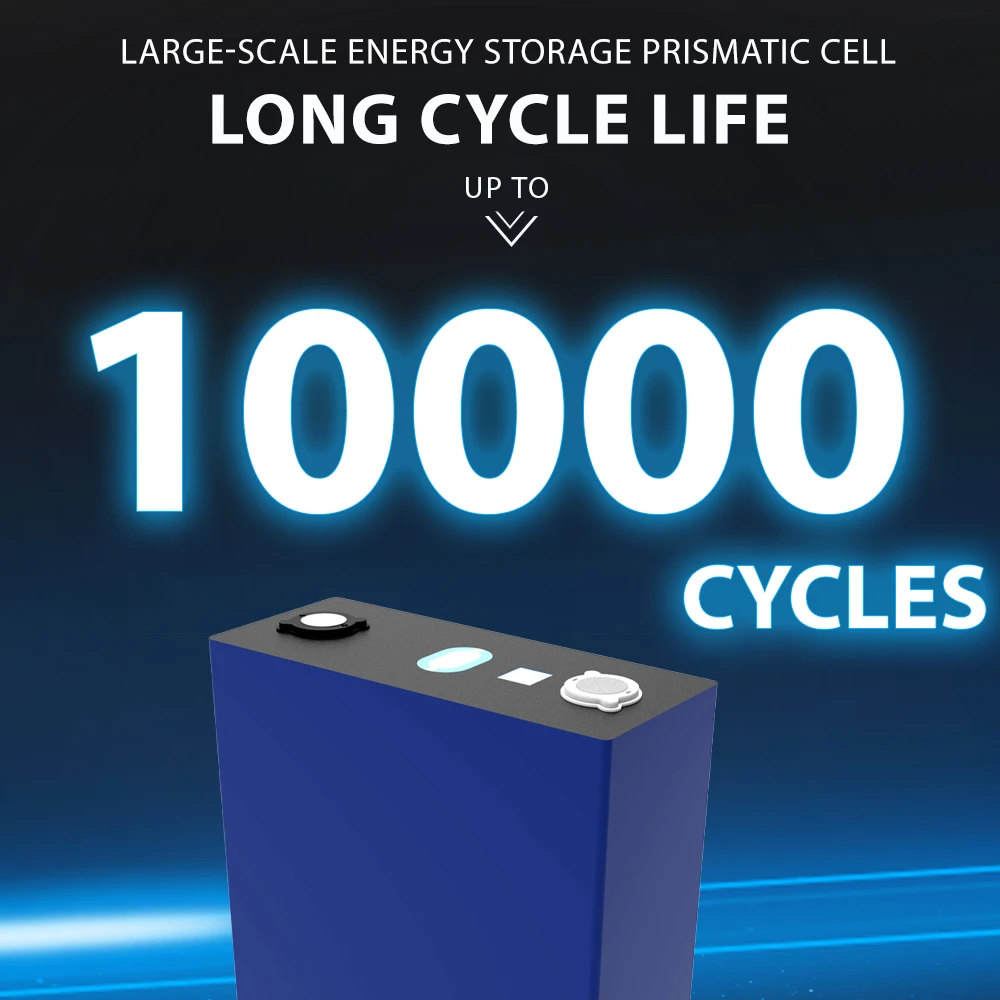 DFD Grade A Ev 3.2V 280Ah Rechargeable Prismatic Cell 10000 Cycle Lifepo4 Battery Cells Solar Home Energy Storage Battery