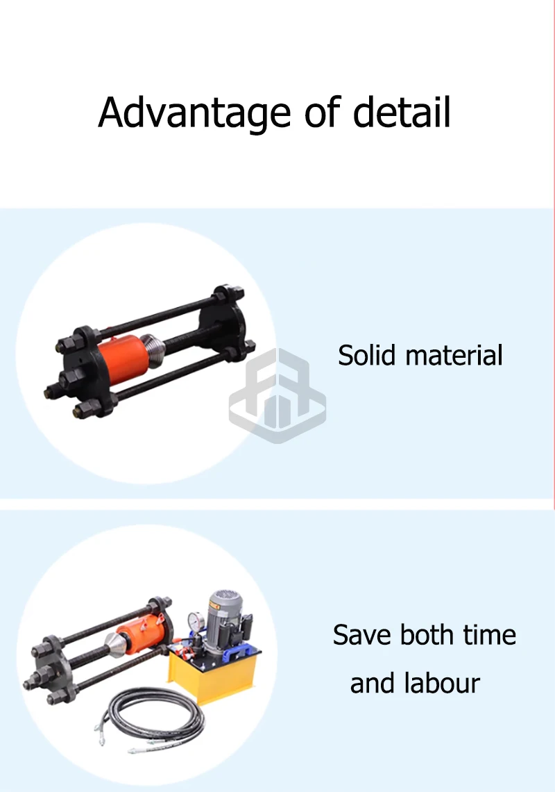 new model hand power master pin chain track link press machines for 100 TON rack pin removal equipment hydraulic pressing