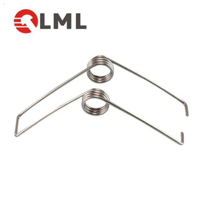 Custom Heavy-Duty Torsion Springs Double Long Wire Helical Metal Torsion Springs