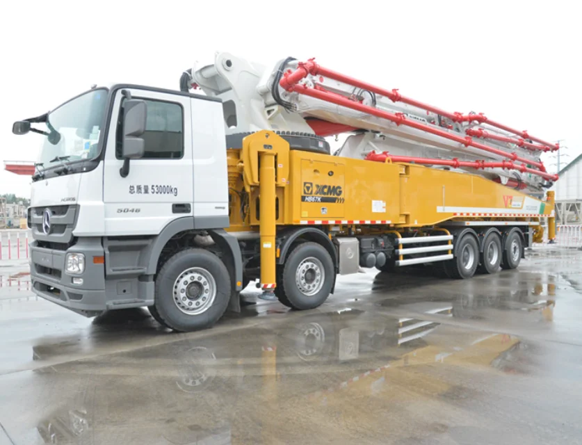 Топ бренд xcm g HB67K новый дизельный грузовик монтируется бетононасос