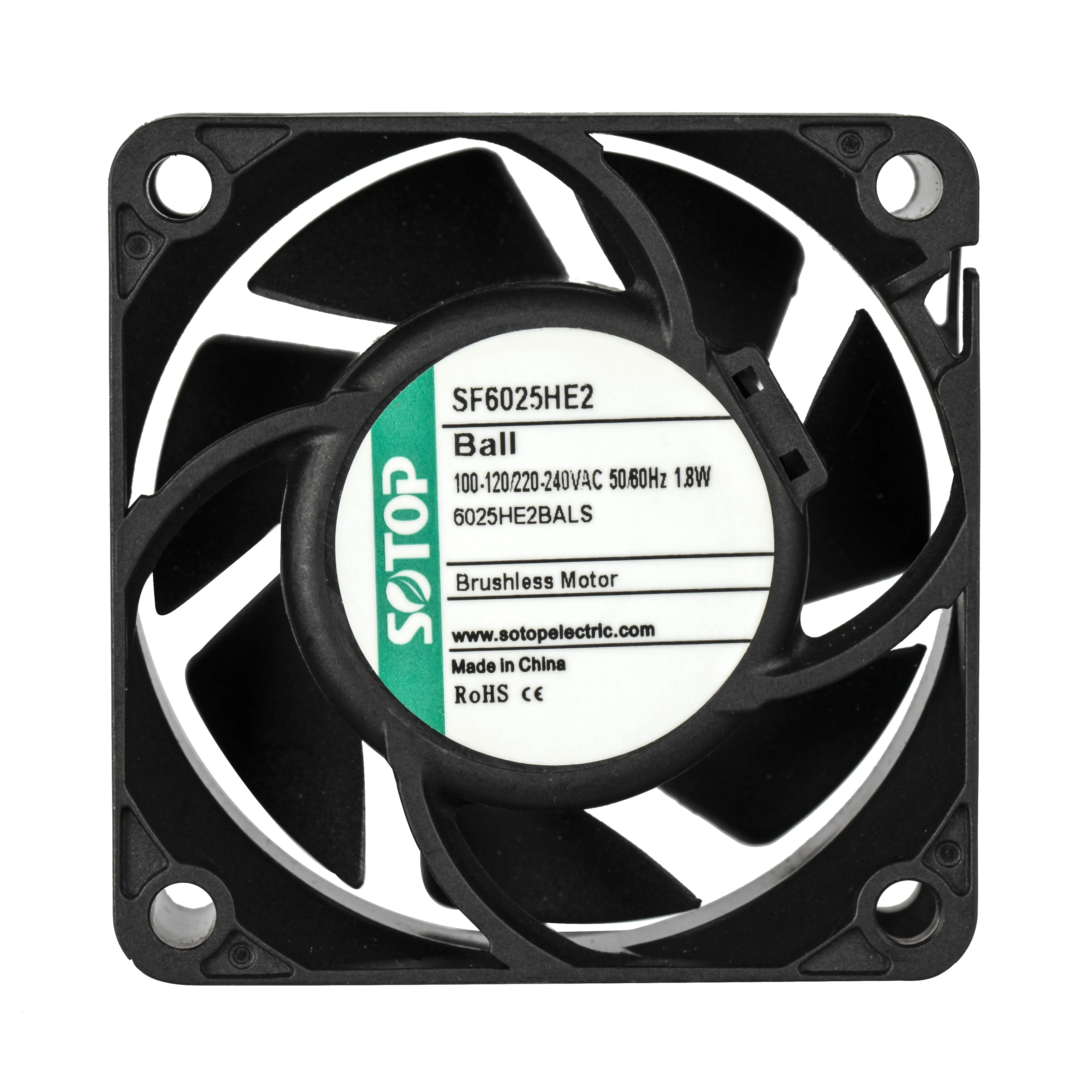 On sale Multi function EC 6025 Axial Fan AC110-220V DC60-240V Ball Bearing Brushless Cooling Fan 60x60x25mm