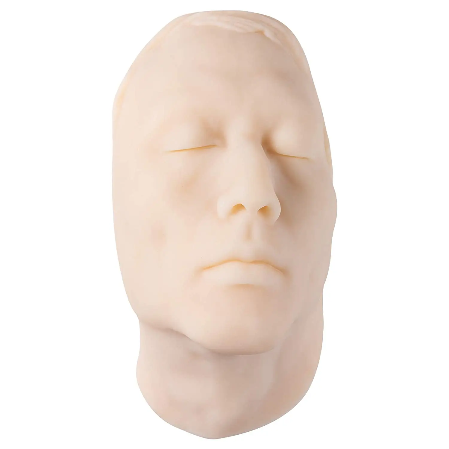 Injection Training Silicone Mannequin Face Model Head Model for Micro-Plastic Teaching, Practice Training to Medical Student, Do