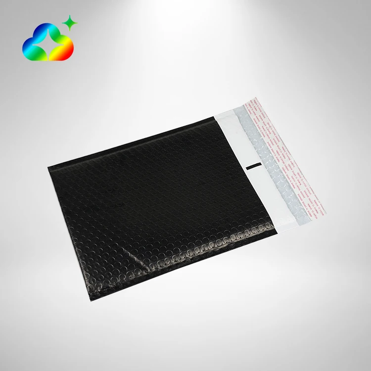 Custom Size 6x10 Black Bubble Mailer Air Padded Envelopes Biodegradable Shipping Bags For Express Delivery