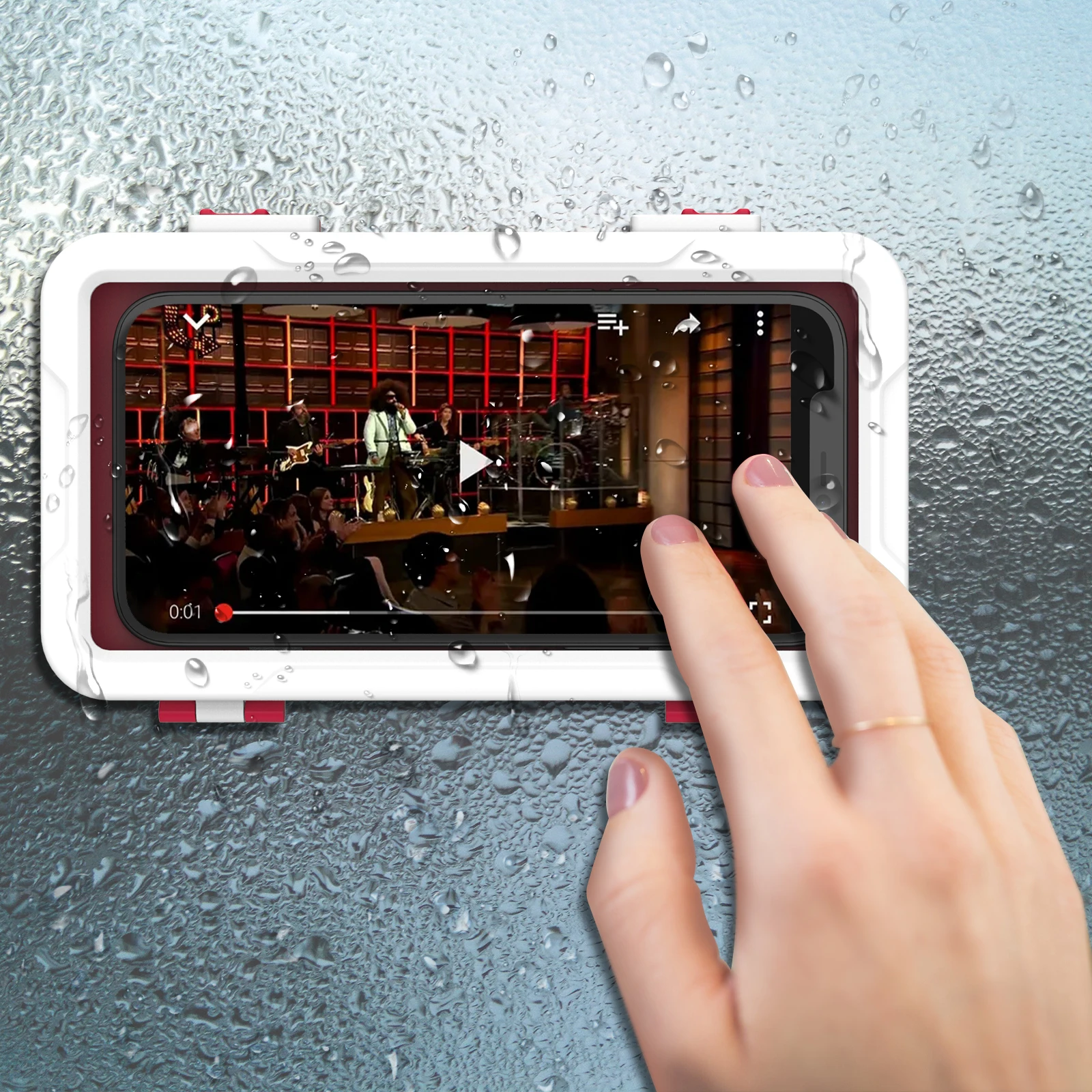 Amazon Top Sale Custom Shower With Logo Universal Size Swim Phone Cell Bathroom Mobile Waterproof Phone Case