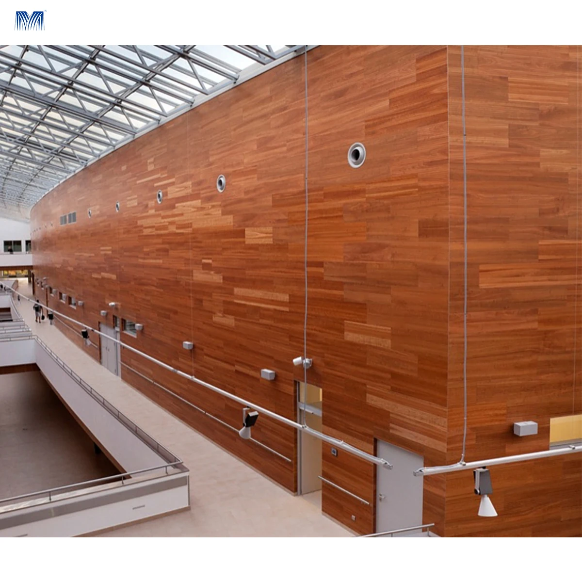 Slate tiles clip interlocking metal black corten office copper wooden finish external indoor awall aluminum cladding