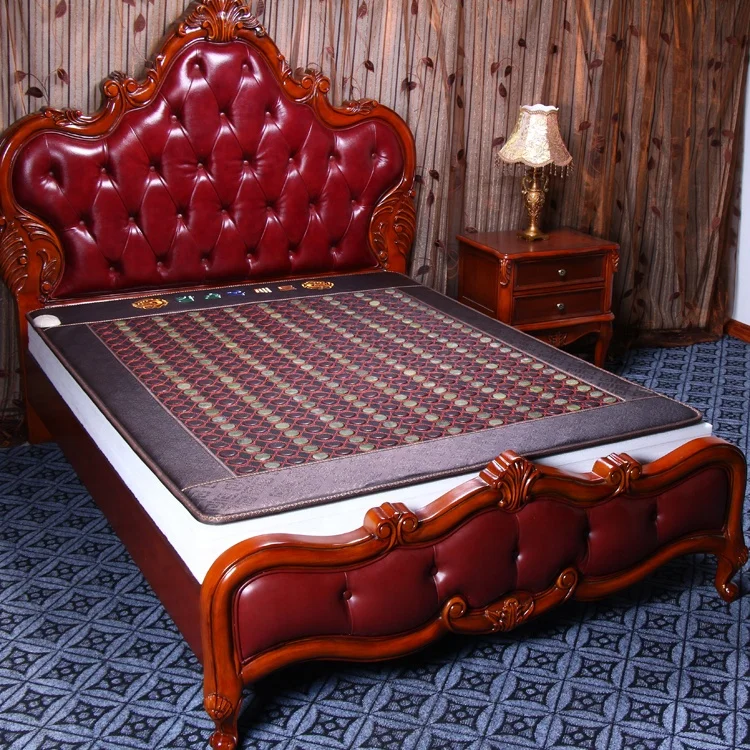 
Factory price jade tourmaline massage and heating mattress 