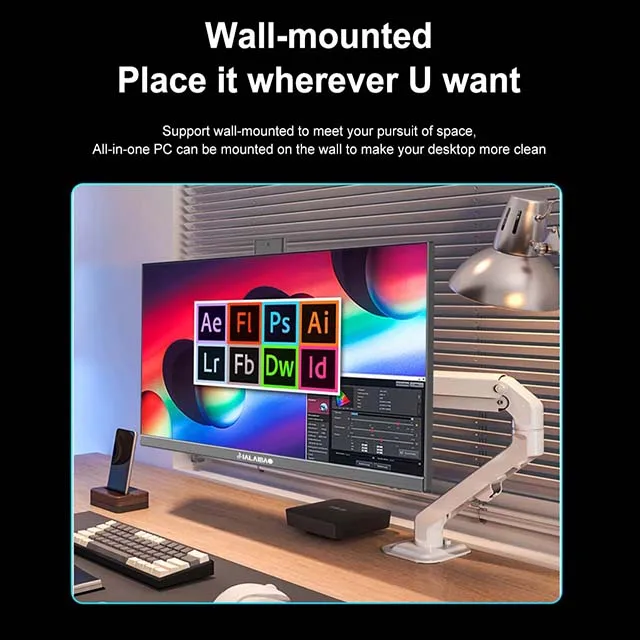 Customized 30 Inch Aio Barebone System Monitor Pc Gaming Pc All In One Desktop Pc Computer