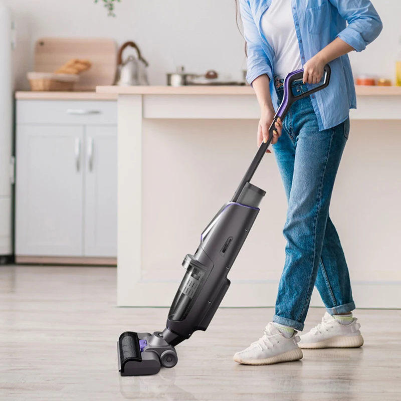 Новый дизайн стерилизации Аккумуляторный универсальный пылесос для сухой и влажной уборки Моющего Пылесоса Для самоочистки всасывания и полировальный автомат