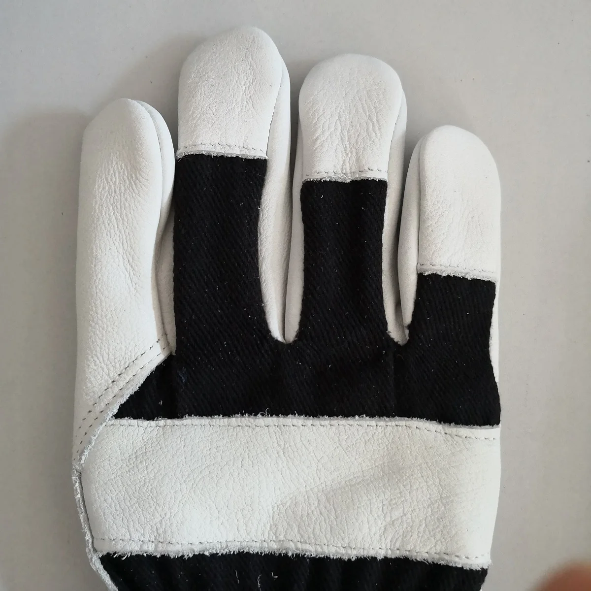 Leather Cheap Working Gloves Rubberized Cotton,  Fleece, Jersey liner Labour Gloves l high quality customize design logo