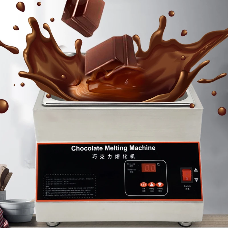 chocolate tempering machine 10L professional chocolate melter 500w Temperature adjustable