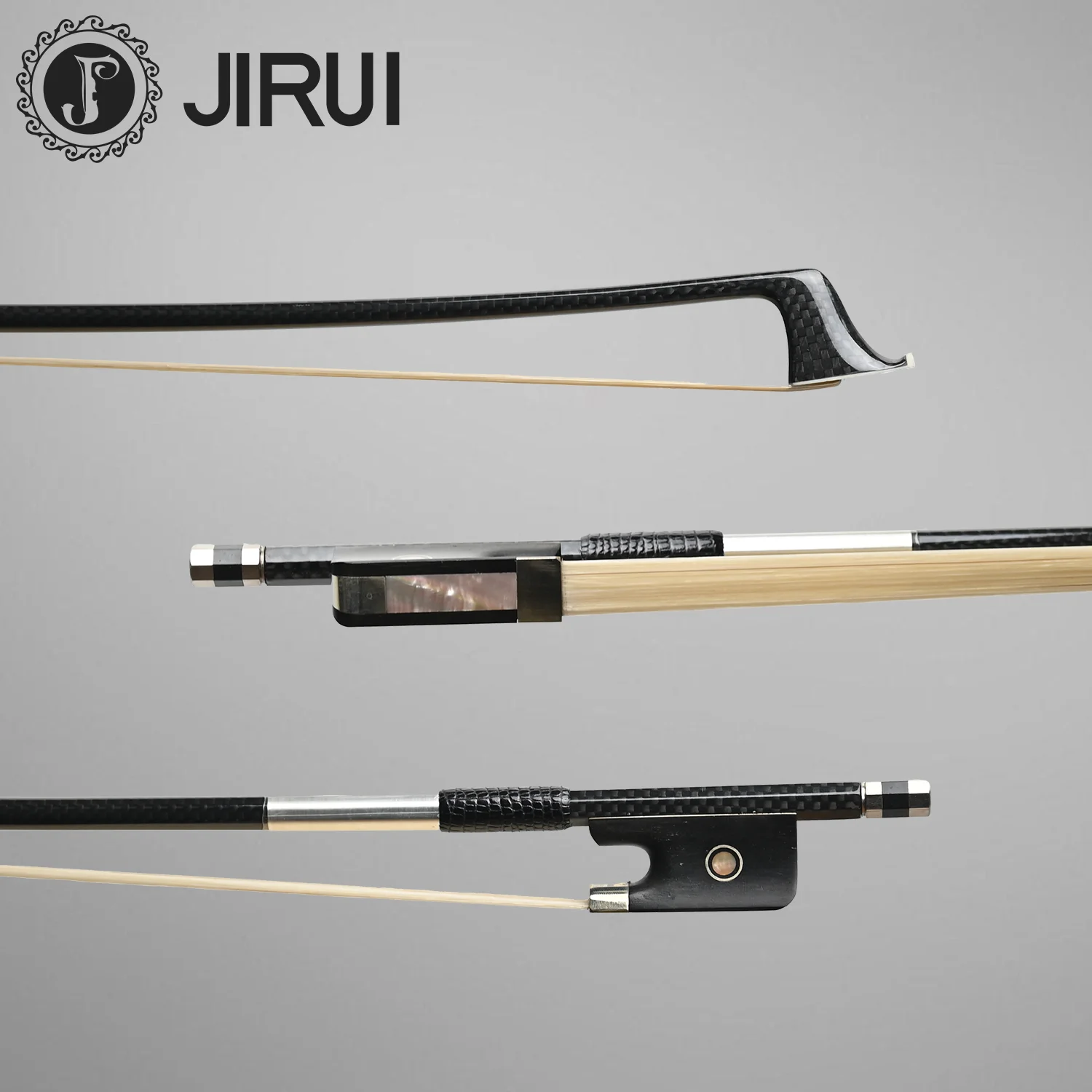 Cello bow carbon fiber Professional 4/4 1/2 cello Bow with Horse Hair Frog Ebony Stringed Instruments Accessories SuZhou Price