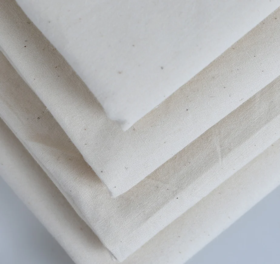 Undyed grey fabric 100 cotton woven fabric cotton greige poplin fabric for customize dyed and printed