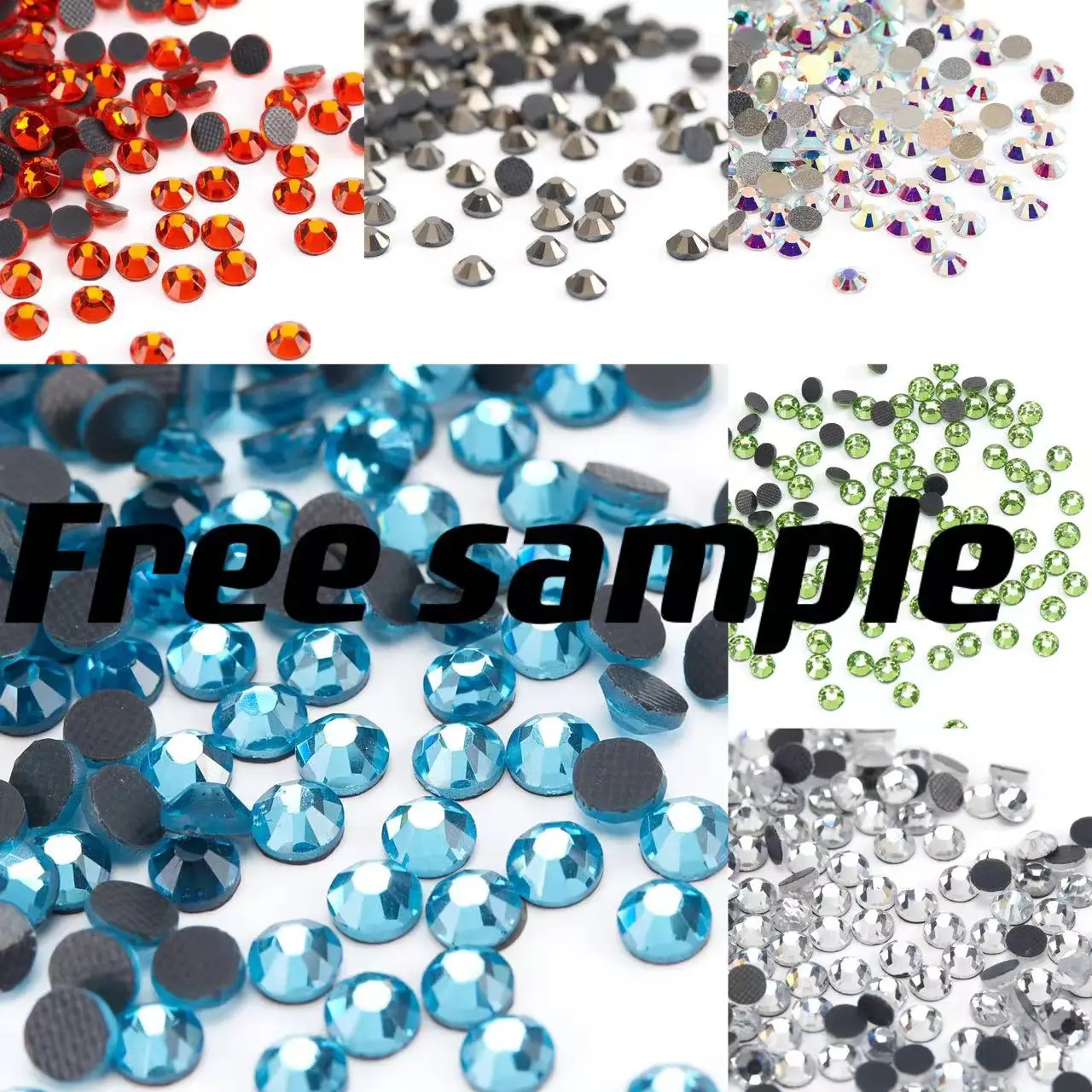 New design hot fix rhinestone wholesale flat back hot crystal stone for clothes decoration rhinestone supplier