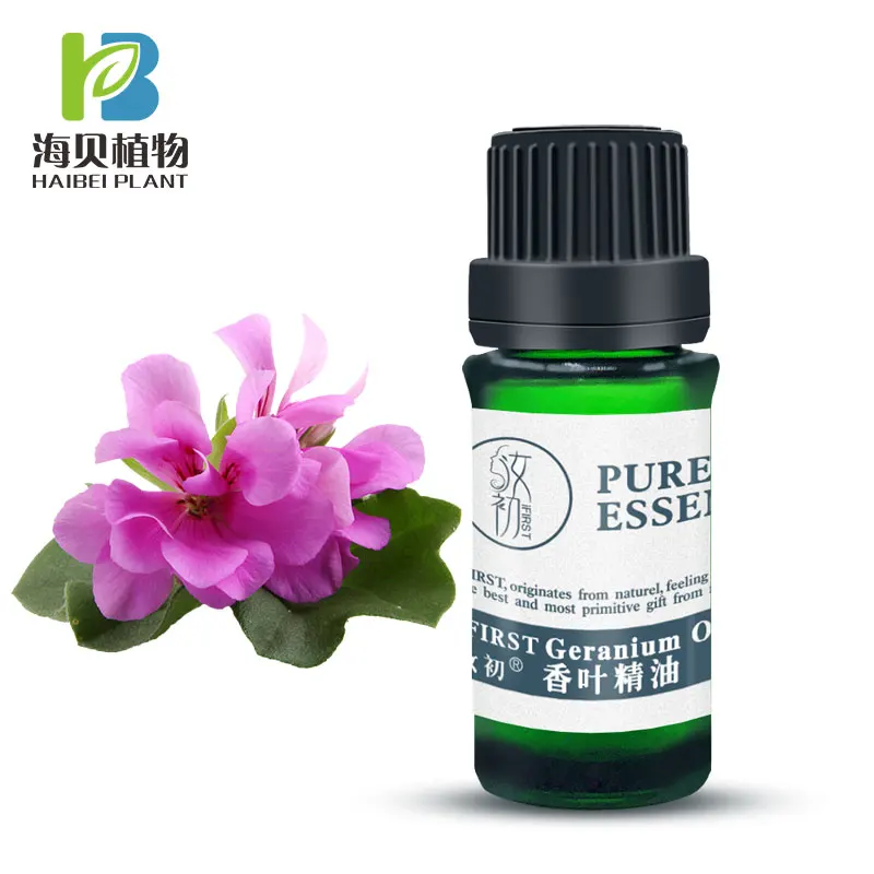 
Aroma Pelargonium Graveolens essential oil Geranium oil Rose Geranium Essential oil 