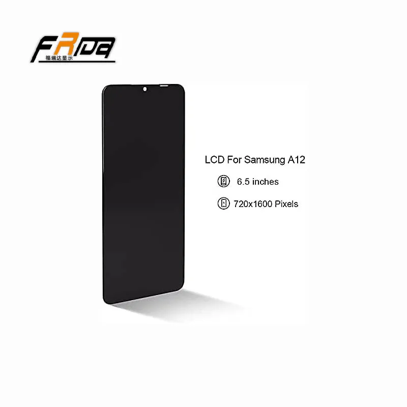 6.5 inch black color Galaxy A12 mobile phone LCD Screen Replacement Touch Display Digitizer Assembly for Samsung Galaxy A12