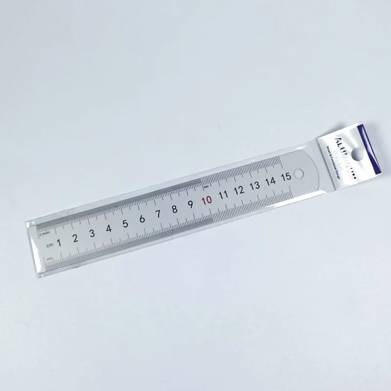 Customized high quality  Aluminum straight metal ruler with different sizes