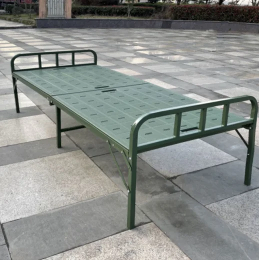 good quality heavy duty folding camping portable single bed