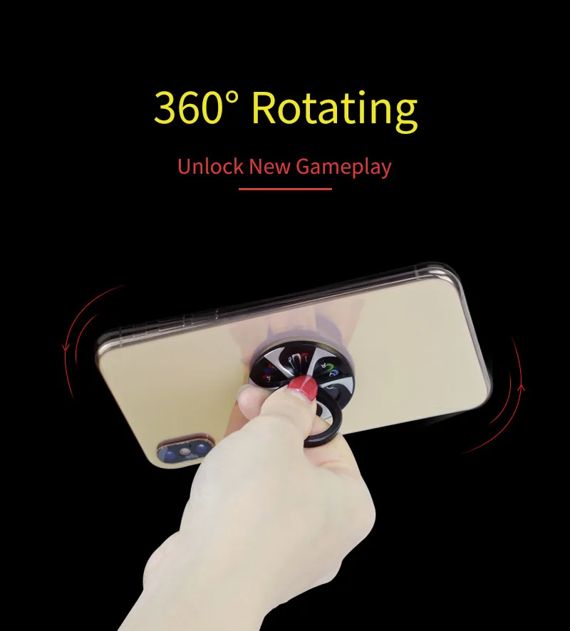 
Universal 360 Degree Rotating Cell Phone Holder Finger Ring Holder Mobile Phone Tablet Stand 