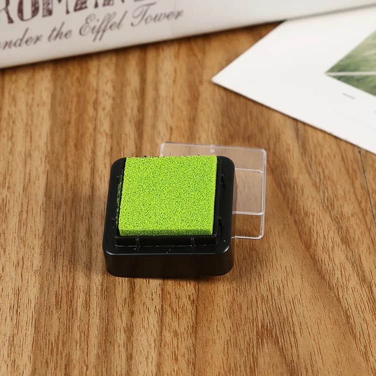 Factory Direct Supply 3 * 3cm DIY Journal decoration color finger painting inkpad stamp pad
