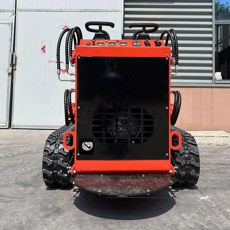 TOSH China Skid Steer Landscaping Garden Machinery Mini Skid Steer Track Wheel Loader For Sale