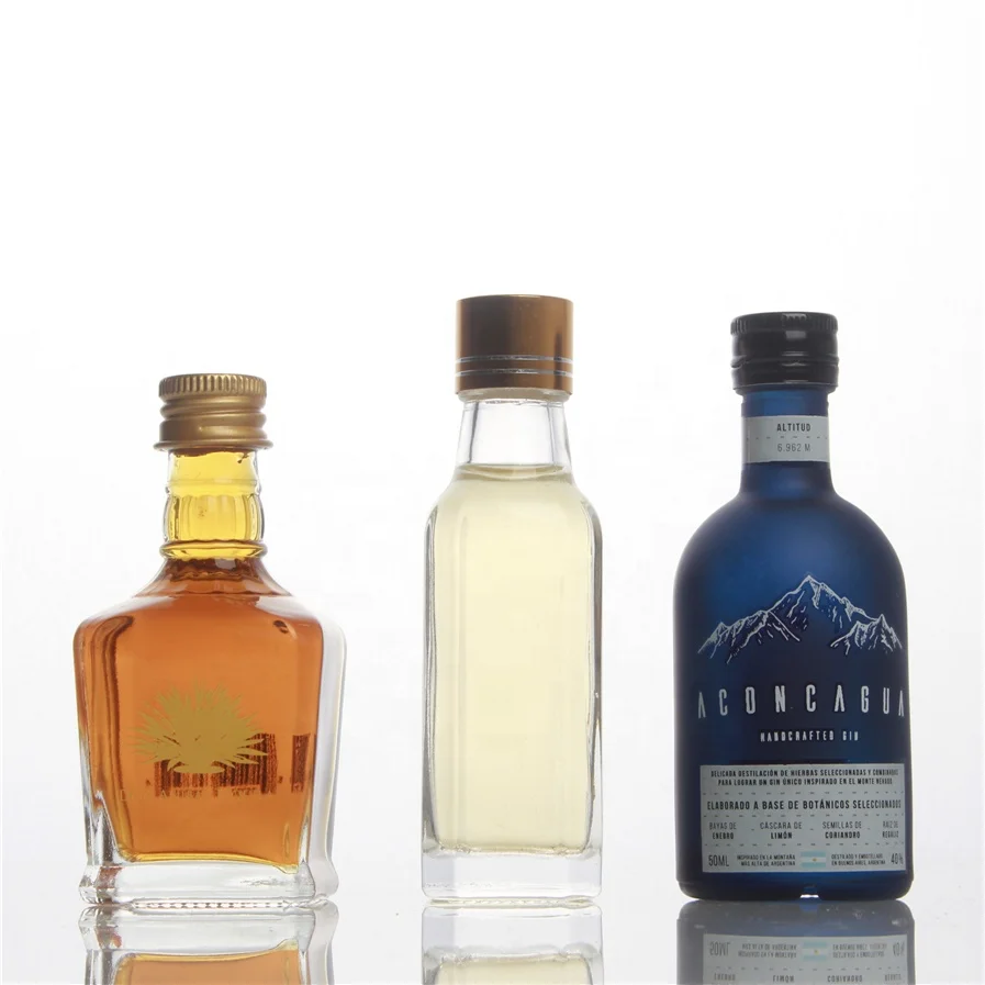 100 ml 50 ml mini empty oslo alcoholic beverages liquor glass bottles with cork lid