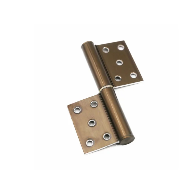 Hot Sale Furniture Hardware Brushed Bathroom Cabinet Door Hinges For Wooden Door Iron Stainless Steel Mortise Hinges