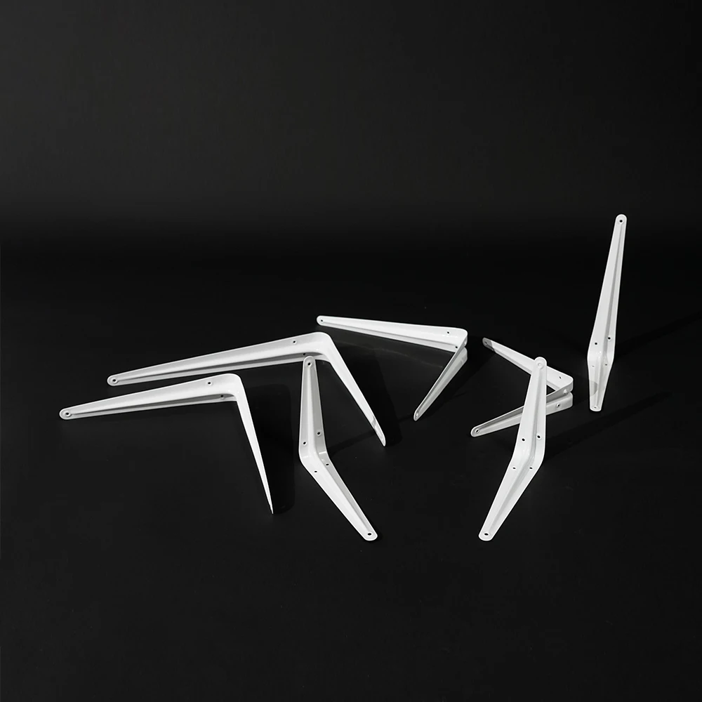 Wholesale High Hardness Metal L Shaped Strong Support Many Colors Shelf Bracket