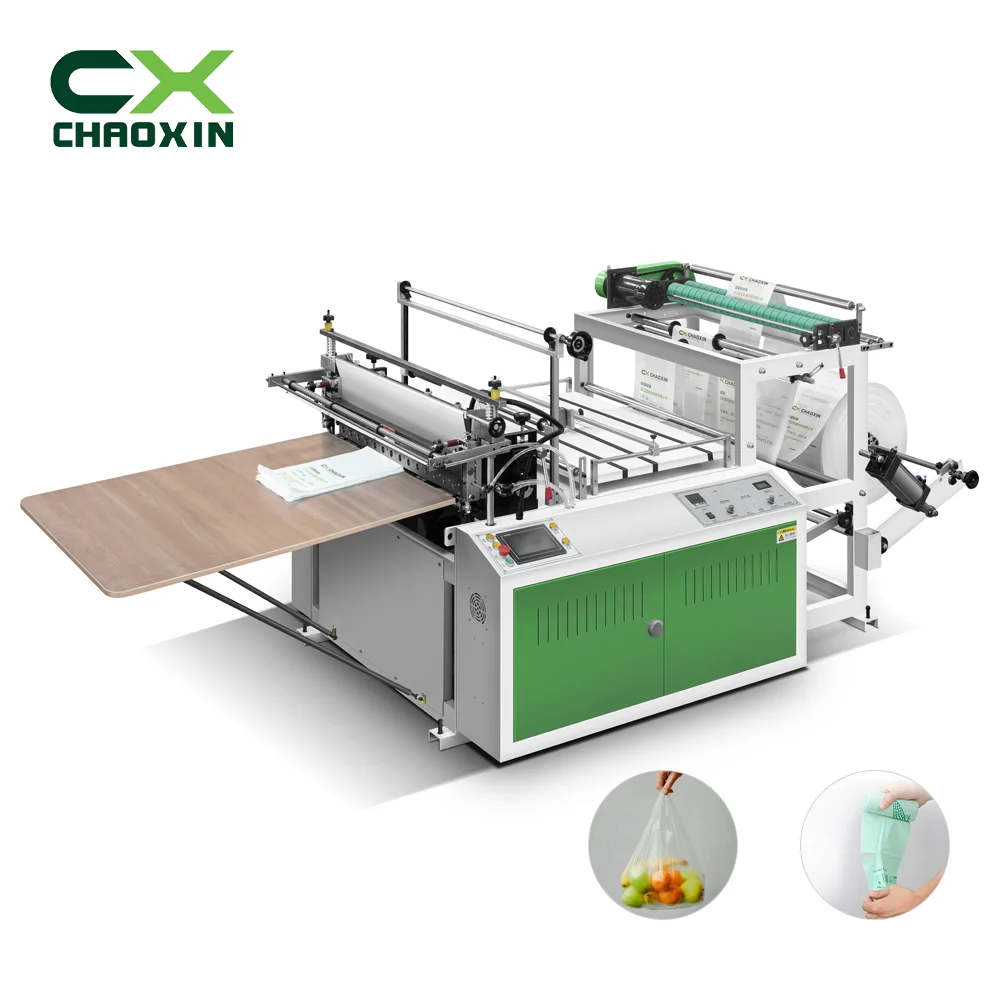 Полиэтиленовые пакеты делая машину плоская сумка делая CX-600/1200 полиэтиленовая машина по производству полиэтиленовых пакетов