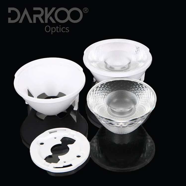 Spot Track Lighting Optical Manufacturer Lens Round Plastic Led Light Lens Custom 30-Deg Angle 3030 24 Degree 5050 Pc Light Lens